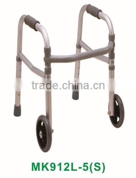 MK912L-5(S) Aluminum walker with two wheels