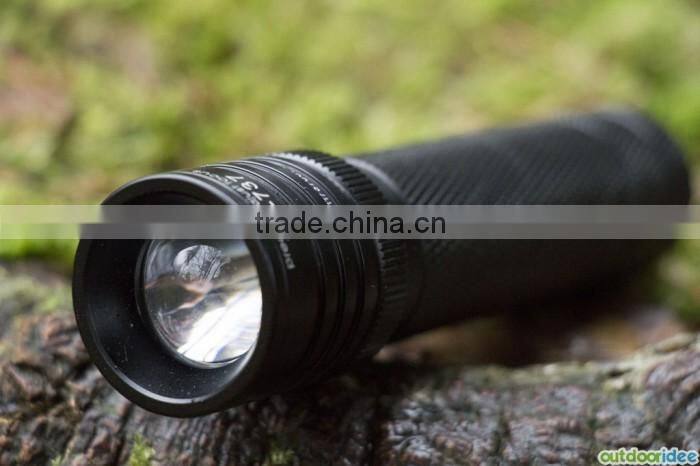 Zoom focusing adjustable flashlight tactical holster emergency flashlight 500 lumen TK737