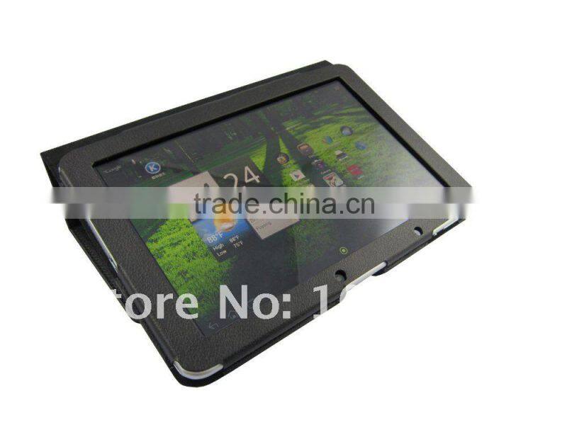 Stand leather case for Acer Iconia A700,free shipping,Black