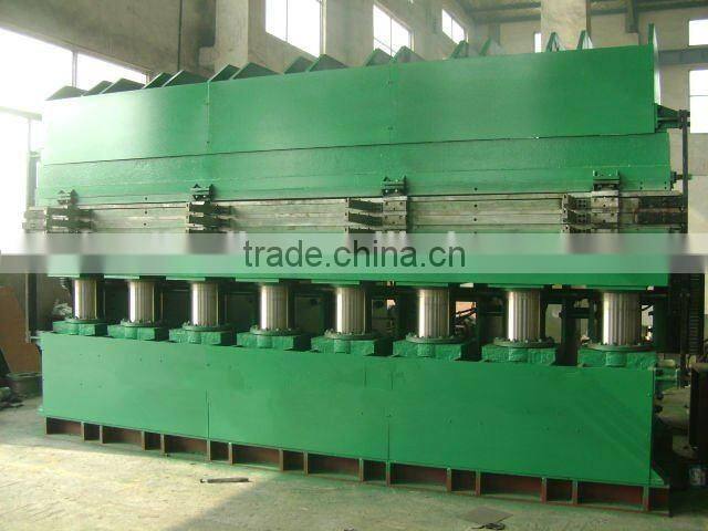 Jaw type rubber hydraulic vulcanizing machine for car tire