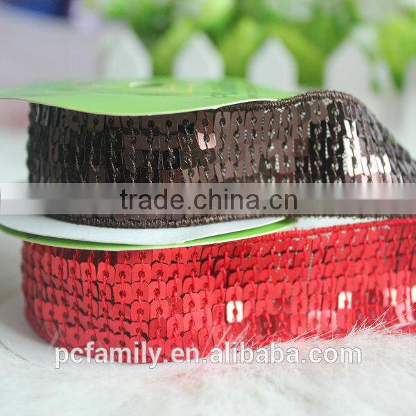 25mm Grosgrain ribbon with sequin