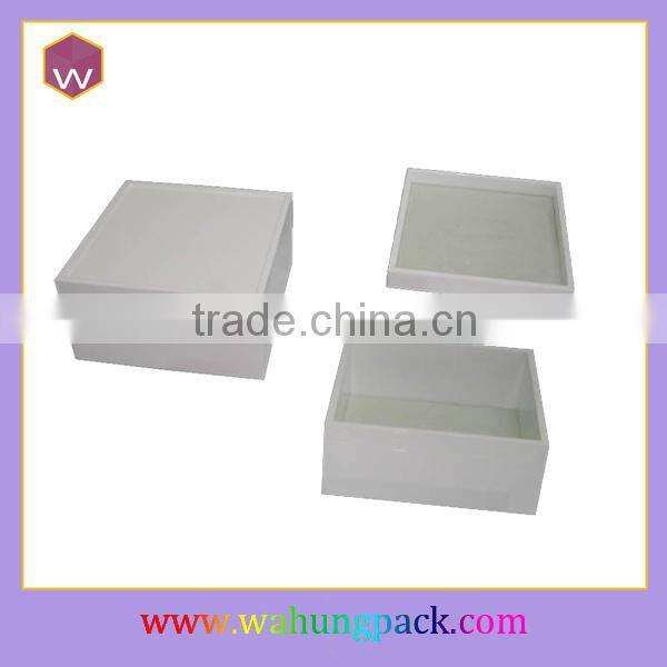 Black wooden perfume packing box (WH-0369)