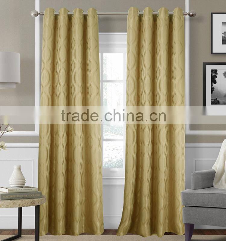 HLHT 6 years no complaint personalized luxury jacquard curtain