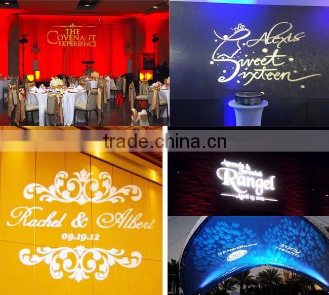 20W Desktop or Mountable LED Gobo Projector Advertising Logo Light (with Custom 1 Color Rotating Glass Gobos)