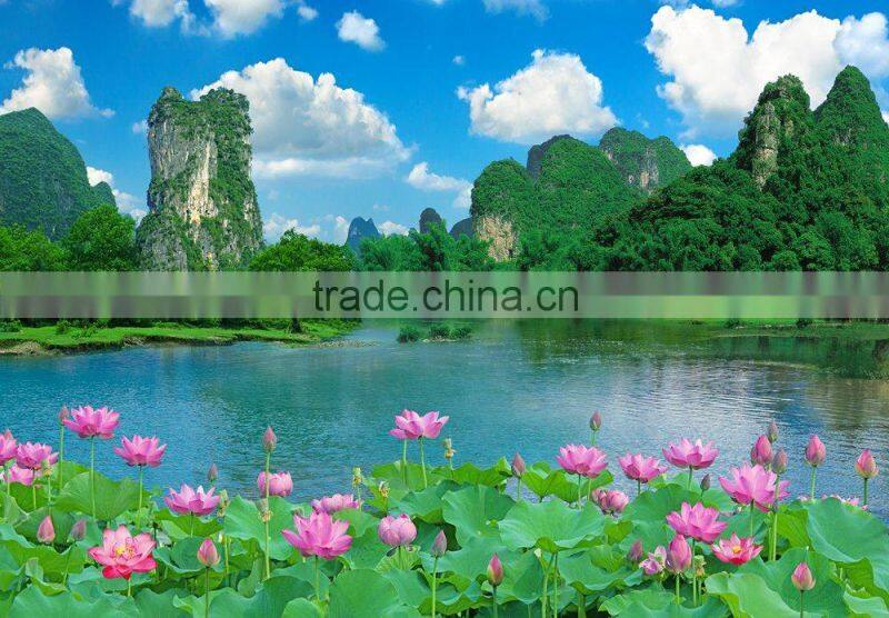 China interior waterproof wall paper for home decorating