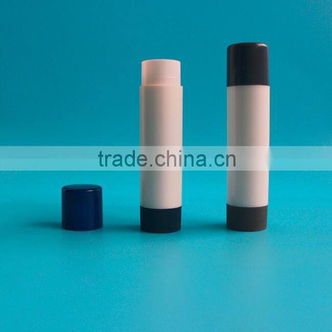 6g colorful Sturdy Plastic Empty Lip Balm Tubes Containers with Lid Caps