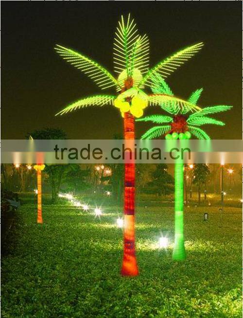 Artificial Palm Trees Manufacturer Wholesale Outdoor Lighted Plastic Artificial Palm Trees