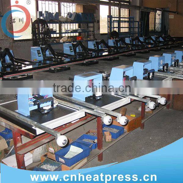 Automatic pneumatic above sliding double working position heat transfer machine, Guangzhou foaming heat transfer machine