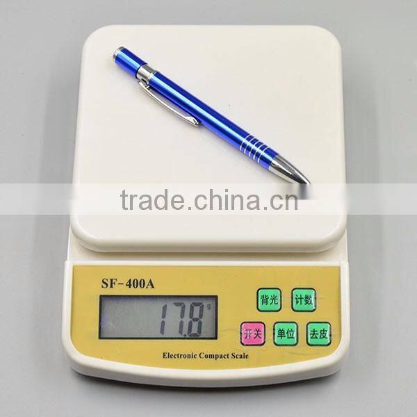 New Style Disposable Ballpoint Pen with 5 Middle Rings for Promotion
