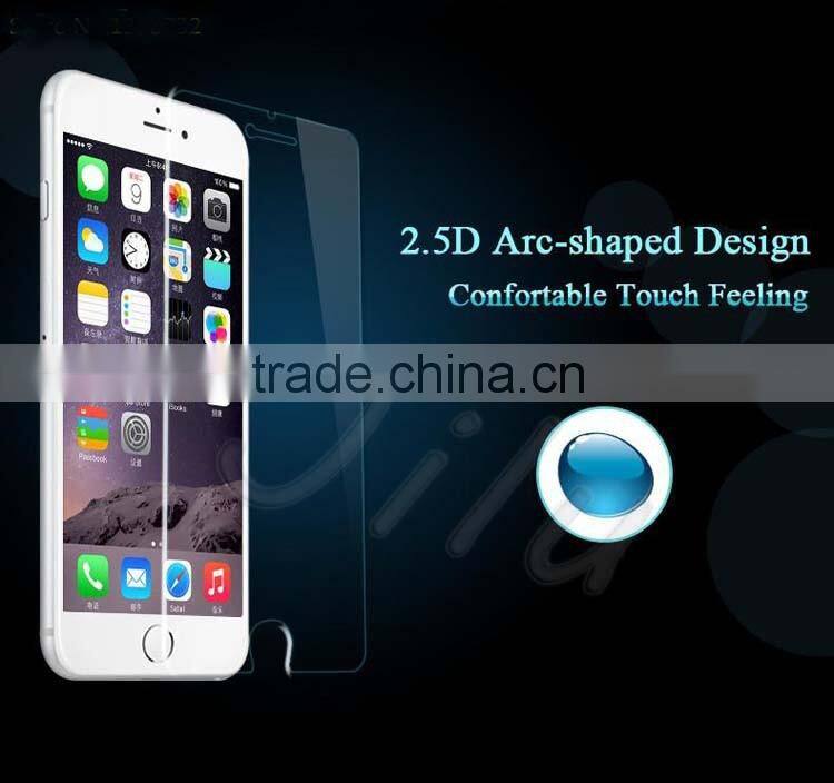 Wholesale factory high quality 9h tempered glass screen protector for iPhone 6S Plus