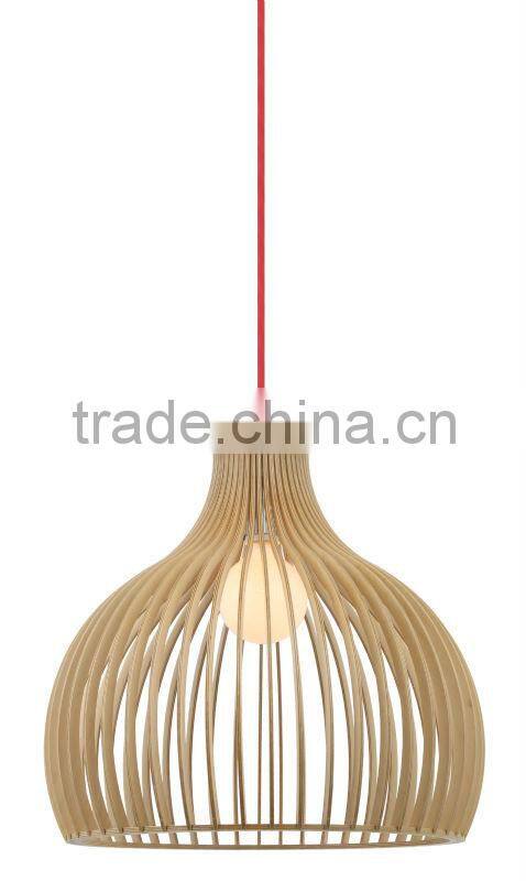 New Wood Birdcage Chandelier,Bentwood Pendant,Hanging lamp
