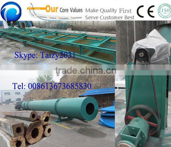 coconut shell charcoal briquette production line/coconut charcoal briquette production line