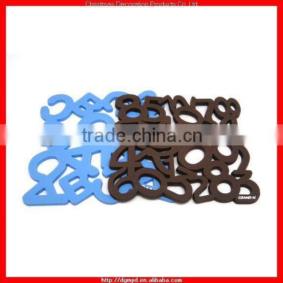 2D soft pvc coffee mat for cafe (KMS-1945)