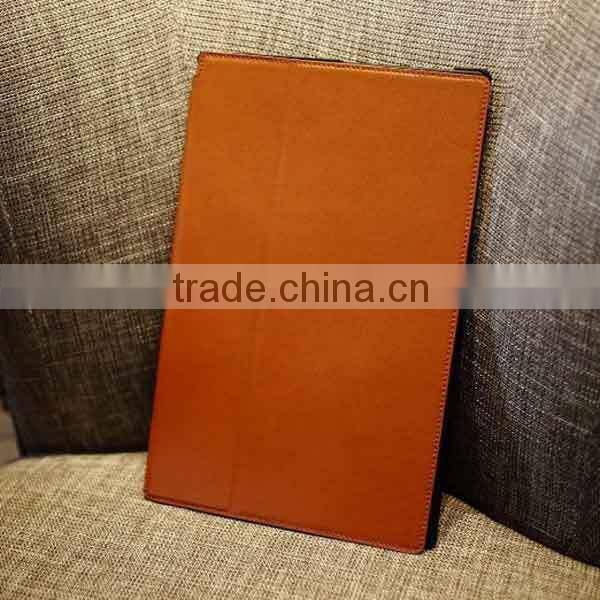 mannetic PU leather case for sony xperia Z tablet,stand cover for sony xperia z tablet