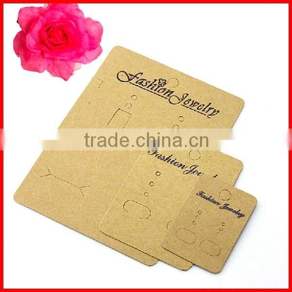 Fancy Customized Printed Paper Cards Of Jewelry Accessory