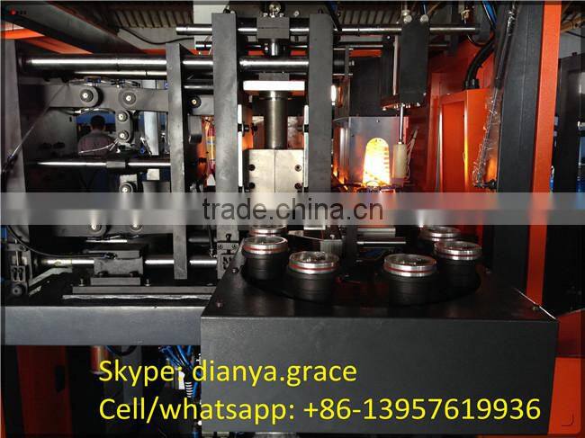 PET jar blow moulding machine, manual blowing machine, automatic PET manual blow molding machine