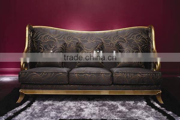 Luxury New Classical French Italian European Antique Style Livingroom Sofa Set Manufacturer Direct Supplier