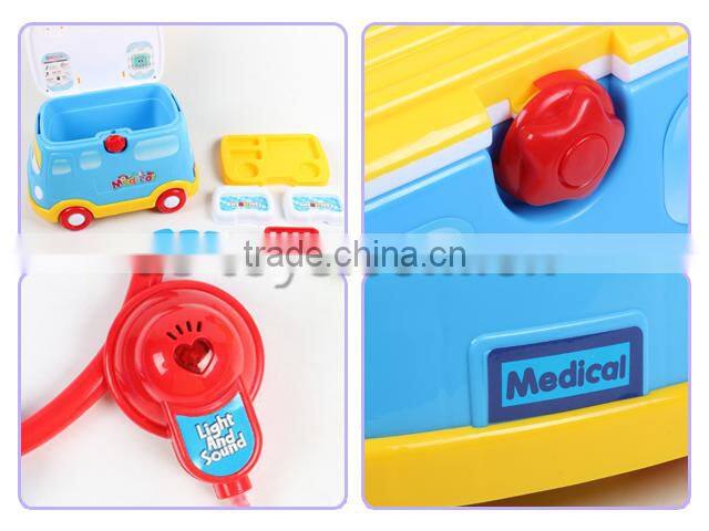 New product 2 in 1 sliding ride on car small doctor cart toy with light and music