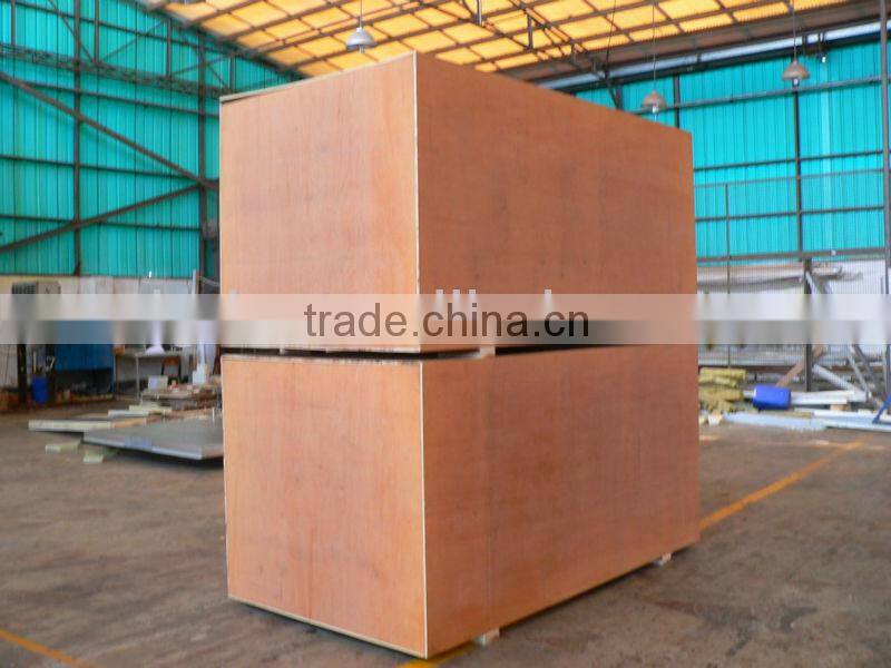 Cold room hinged door with embossed aluminum material