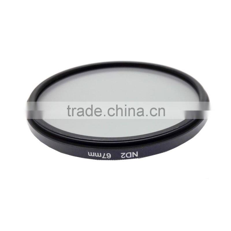 Customizable 67mm ND2 Neutral Density Filter Photography Filter For Nikon Canon DSLR Cameras
