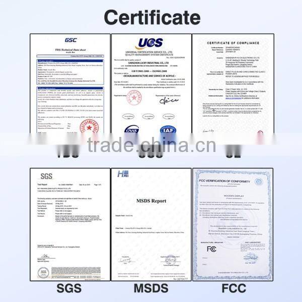 Lighting Bottle Display Tray Acrylic Stand