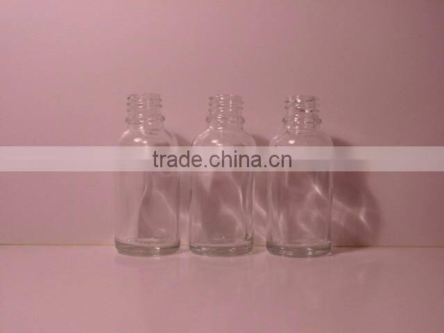 30ml amber glass boston shape Essential oil bottles with explosion-proof bottle caps