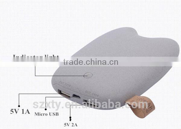 Portable USB external mobile battery charger power bank for mobile phone with external battery