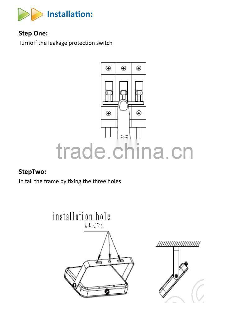 Competitive High Quality Slim 50W LED Flood Light