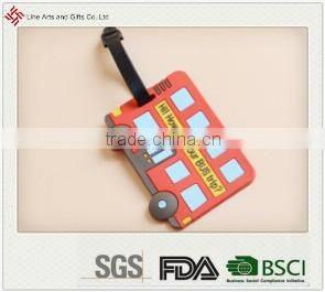 Bus shape airline luggage tag, handbag tag, baggage tag