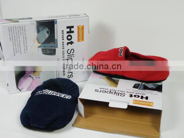 wholesale office warm slippers microwave heated slippers