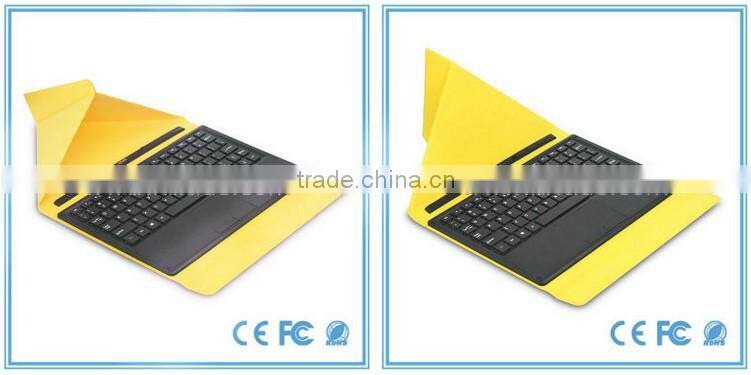 Leather Case Cover 10.1 Inch Tablet Keyboard Dock With Touchpad