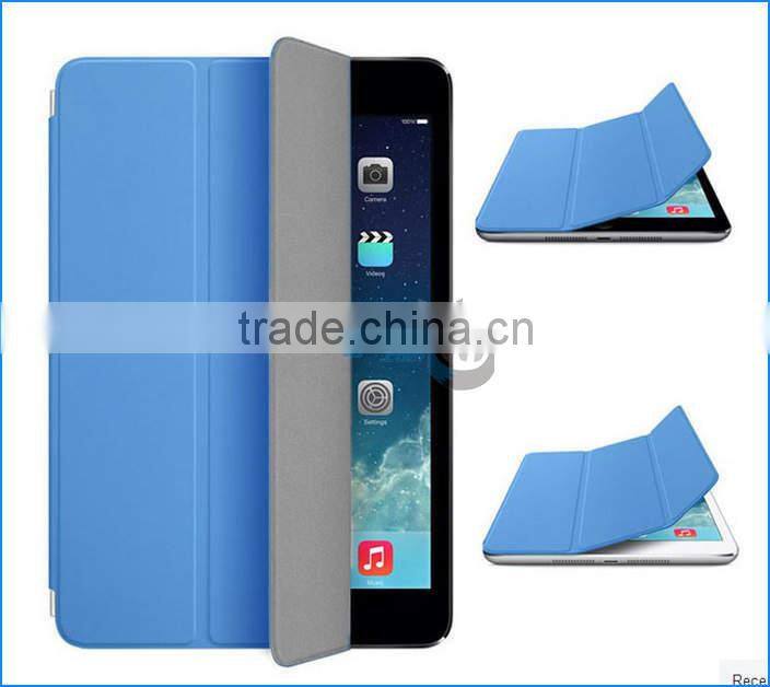 Wholesale Ultra Thin PU Leather Case for iPad mini Smart Cover,Magnetic Case Sleep On/Off for Apple iPad mini 2,3,4