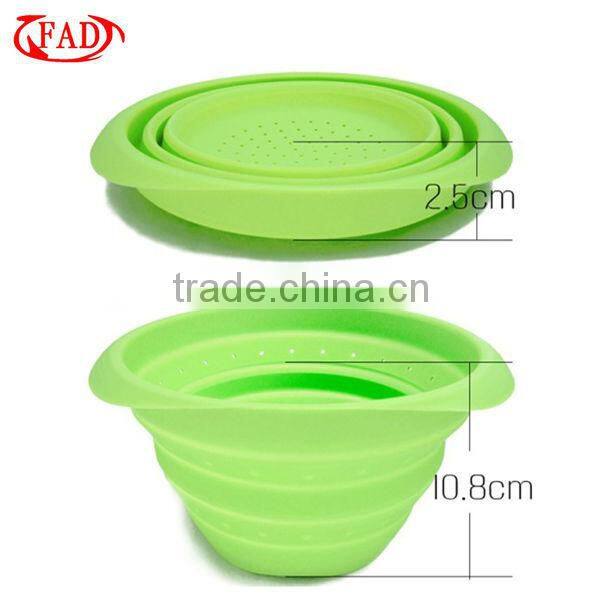 Leaky Bowl, Silicone Multifunctional Bowl, Kitchen Tool