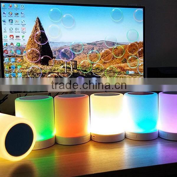 colour changing led lamp light wireless bluetooth speaker