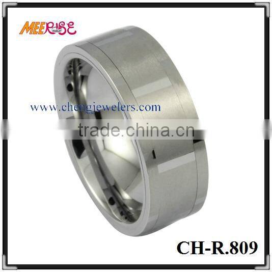 2015 Celtic Woven celtic knot Engraved Black Band for man dome ring/cheap celtic ring