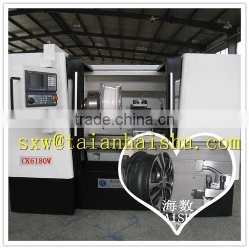 China Haishu automtic alloy wheel rim repair cnc lathe machine