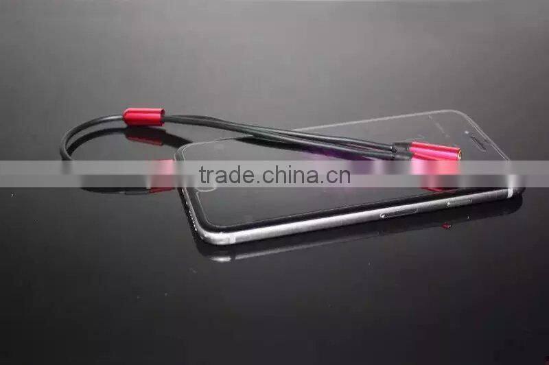 3.5mm Male- Female Headphone Earphone Splitter Audio AUX Cable with volume control