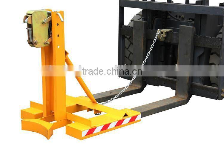 Great Quality Single Iron Drum Forklift Attachment Oil Drum Clamps