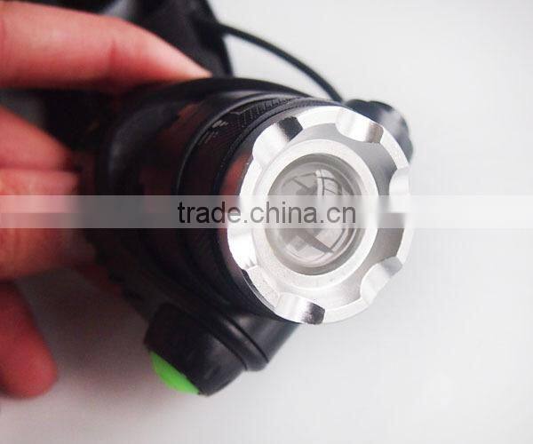 1200lm Aluminum T6 Mining Headlight With 18650 lithium battery 2014