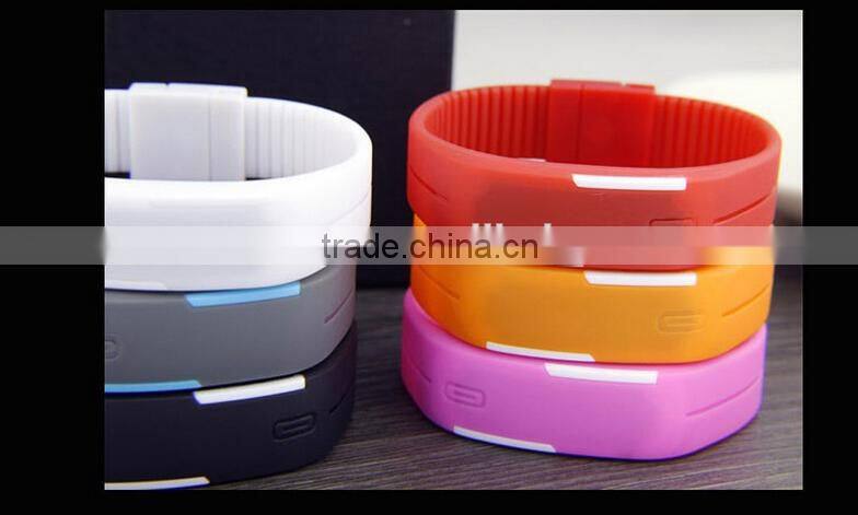New Style Touch Mini Waterproof Silicon LED Electronic Wristwatches