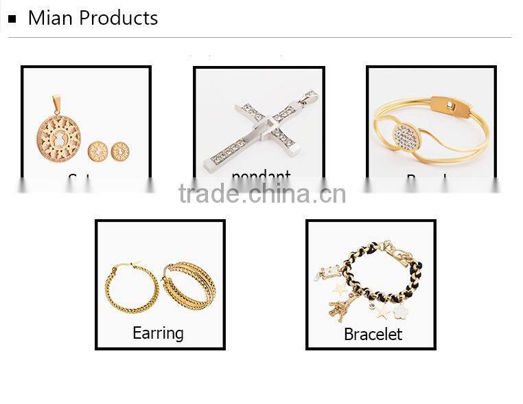 stainless steel Blue crystal beads for wholesale