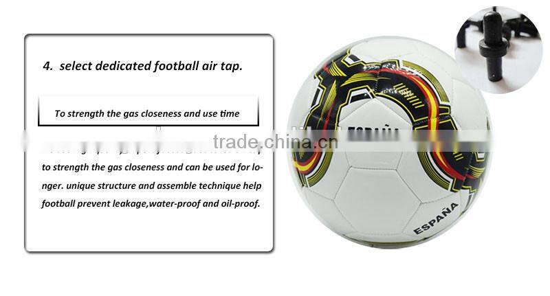 Trade Assurance synthetic leather flag football , rubber soccer ball