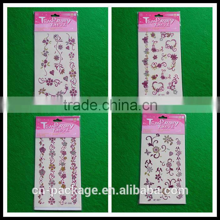 custom non-toxic body temporary tattoos,fashion tattoo sticker