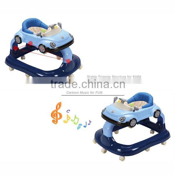 New model baby walker plastic baby walker 2015 baby trolley walker