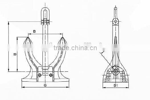 Casted Type SR Spek Marine Anchor, SR-Spek Anchor