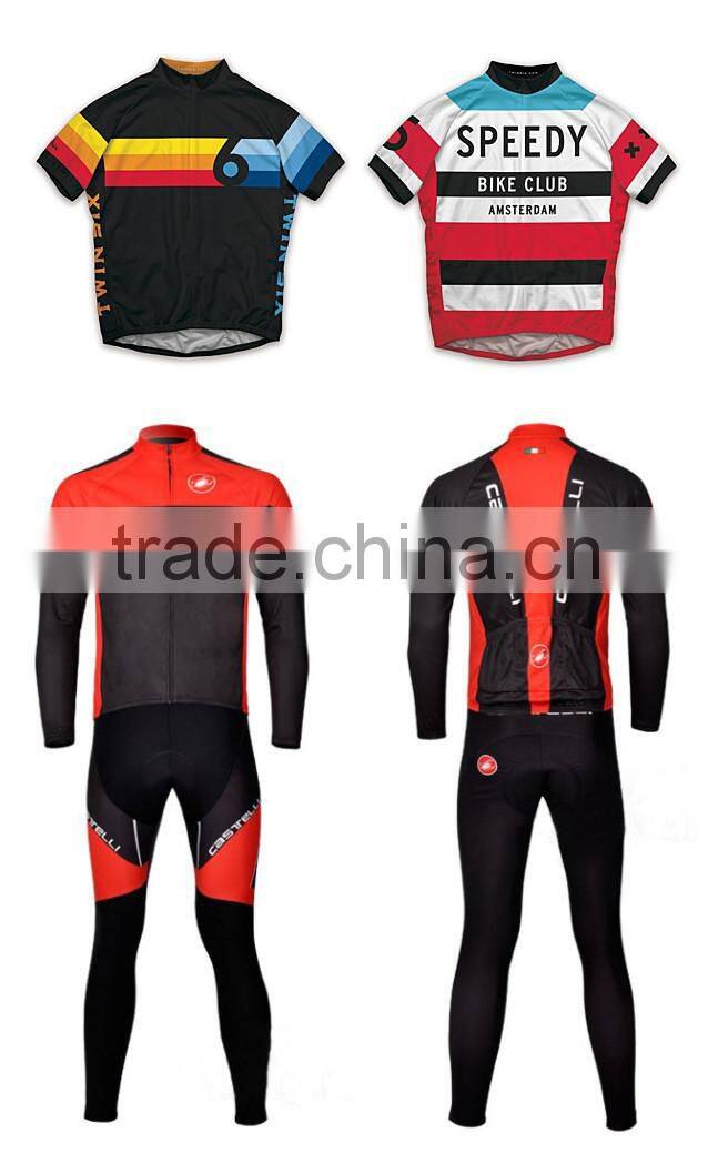 2015 unisex race short sleeve cycling jersey