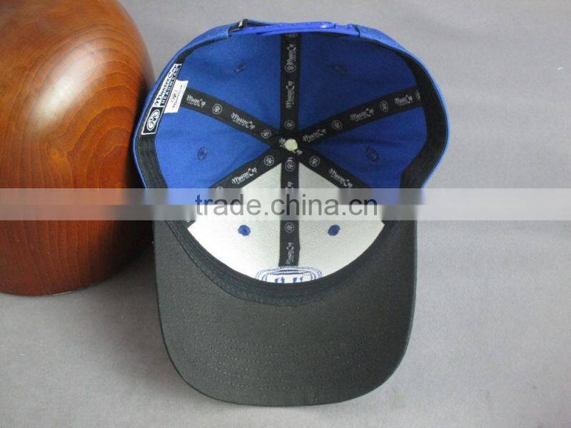Custom 6-panel Cotton twill Baseball Cap with Embroidered lable