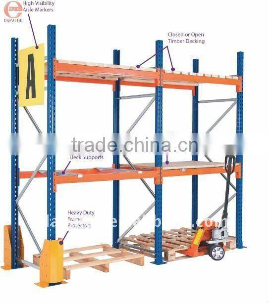 economical and practical adjustable galvanized heavy duty selective pallet rack
