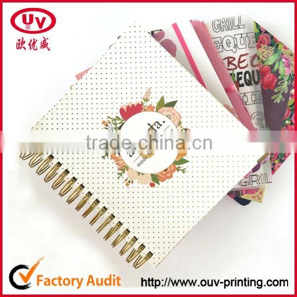 Custom 2017 agenda notebook day planner weekly planner with tabs