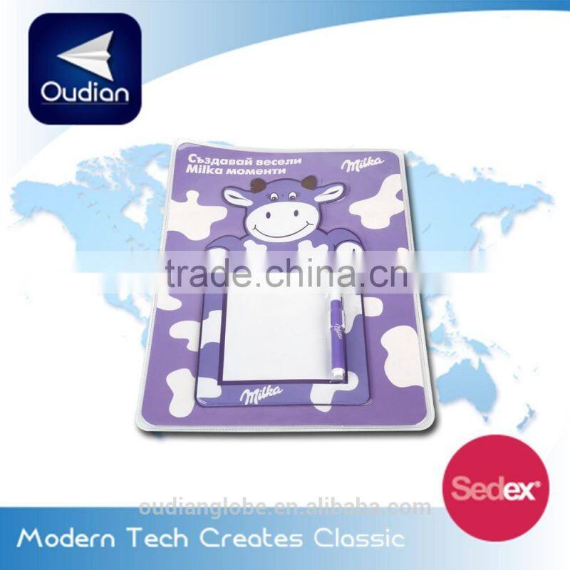 OEM Kids Education Board Erasable Fridge Magnet Notepad With Pen